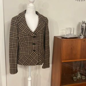 Ann Taylor Blazer size 10 houndstooth